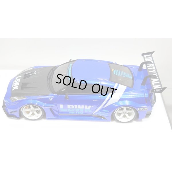 画像4: EIDOLON 1/43 LB Silhouette WORKS GT 35GT-RR (GT Wing Version) Lobellia Blue Limited 30 pcs.