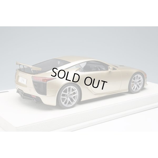 画像4: EIDOLON 1/18 Lexus LFA 2010 Rear Wing up Crystal Gold Limited 30 pcs.