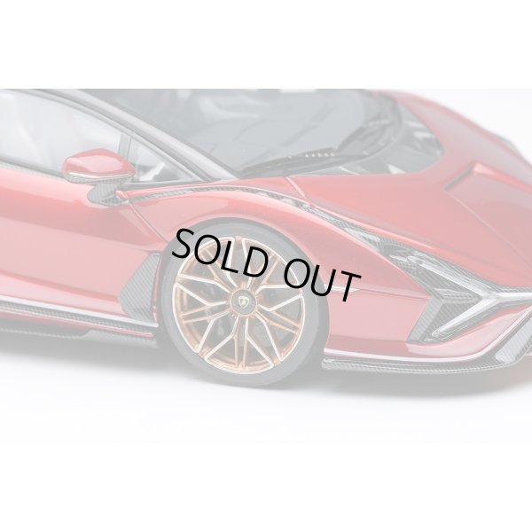 画像7: EIDOLON COLLECTION 1/43 Lamborghini Sian FKP 37 2019 with Stripe Rosso Efesto Limited 60 pcs.