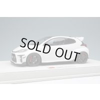 EIDOLON 1/18 TOM'S GR Yaris 2021 Platinum White Pearl Mica