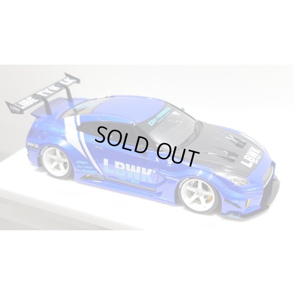 画像11: EIDOLON 1/43 LB Silhouette WORKS GT 35GT-RR (GT Wing Version) Lobellia Blue Limited 30 pcs.