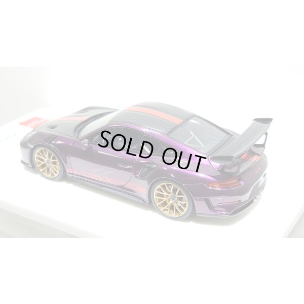 画像12: EIDOLON 1/43 Porsche 911 (991.2) GT3 RS Weissach package 2018 Alba Cielo with Body Stirpes Limited 33 pcs.