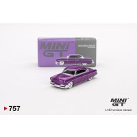MINI GT 1/64 Lincoln Capri Hot Rod 1954 Metallic Purple (LHD)