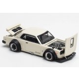 POP RACE 1/64 SKYLINE GT-R V8 DRIFT WHITE