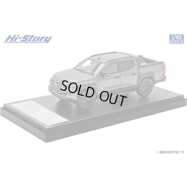 画像2: Hi Story 1/43 MITSUBISHI TRITON Double Cab 4WD (2024) Graphite Gray Metallic