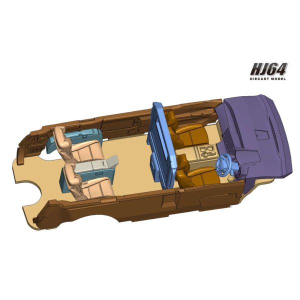 画像4: Hobby JAPAN 1/64 LEXUS LM500h (RHD) / 4-seater Sonic Titanium