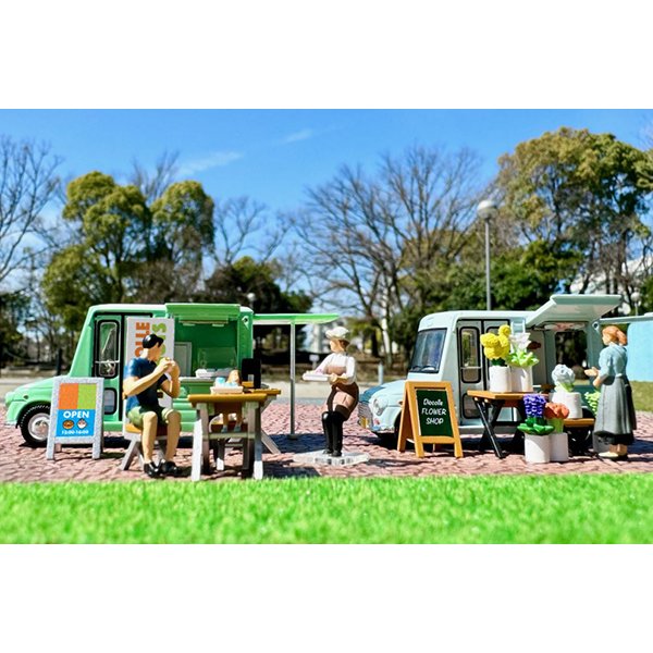 画像10: TOMYTEC 1/64 Diorama Collection #CarSnap24a Donut Shop