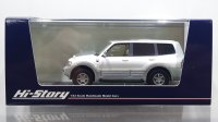 Hi Story 1/43 MITSUBISHI PAJERO Long SUPER EXCEED DI-DIESEL 3200 (1999) Sophia White/Satellite Silver