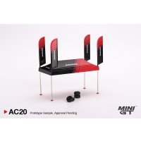 MINI GT 1/64 Paddock Service Tent Set ADVAN