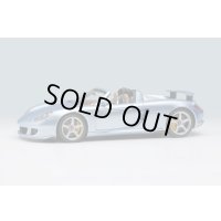EIDOLON COLLECTION 1/43 Porsche Carrera GT 2004 Rear wing up Horizon Blue Metallic Limited 100 pcs.