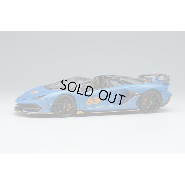 画像1: EIDOLON COLLECTION 1/43 Lamborghini Aventador SVJ 63 Roadster 2019 Blue Arione Limited 63 pcs.