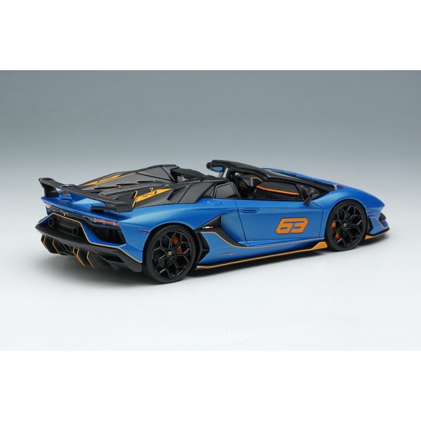 画像4: EIDOLON COLLECTION 1/43 Lamborghini Aventador SVJ 63 Roadster 2019 Blue Arione Limited 63 pcs.
