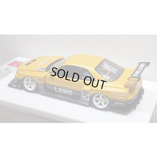 画像12: EIDOLON 1/43 LB-ER34 Super Silhouette SKYLINE Grande Giallo Pearl / Gummetallic Tow-tone color Limited 32 pcs.