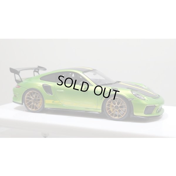 画像5: EIDOLON 1/43 Porsche 911 (991.2) GT3 RS Weissach package 2018 Giallo Verde Pearl with Body Stirpes Limited 32 pcs.