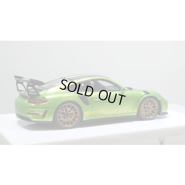 画像7: EIDOLON 1/43 Porsche 911 (991.2) GT3 RS Weissach package 2018 Giallo Verde Pearl with Body Stirpes Limited 32 pcs.