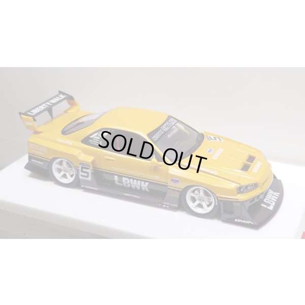 画像11: EIDOLON 1/43 LB-ER34 Super Silhouette SKYLINE Grande Giallo Pearl / Gummetallic Tow-tone color Limited 32 pcs.
