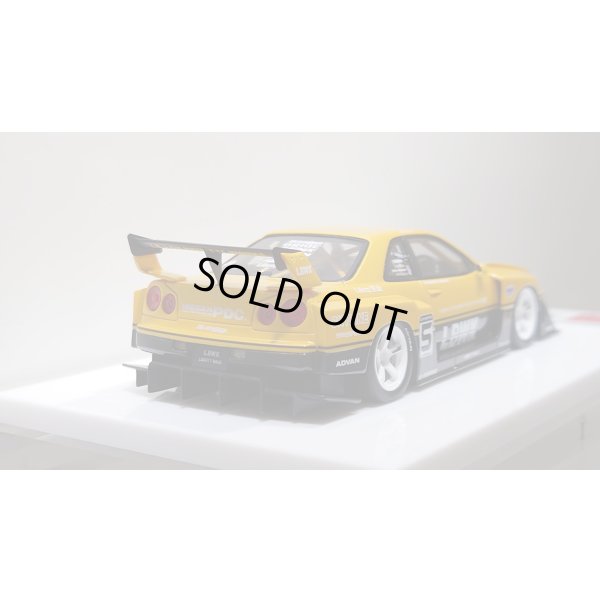 画像10: EIDOLON 1/43 LB-ER34 Super Silhouette SKYLINE Grande Giallo Pearl / Gummetallic Tow-tone color Limited 32 pcs.