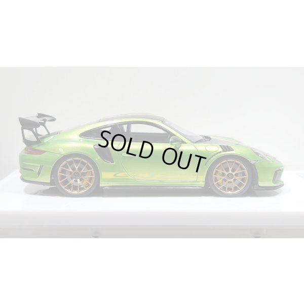 画像6: EIDOLON 1/43 Porsche 911 (991.2) GT3 RS Weissach package 2018 Giallo Verde Pearl with Body Stirpes Limited 32 pcs.