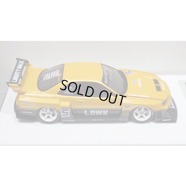 画像8: EIDOLON 1/43 LB-ER34 Super Silhouette SKYLINE Grande Giallo Pearl / Gummetallic Tow-tone color Limited 32 pcs.