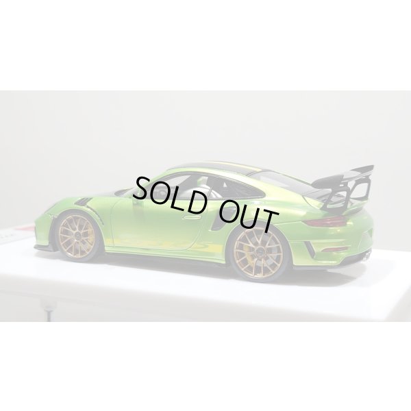 画像3: EIDOLON 1/43 Porsche 911 (991.2) GT3 RS Weissach package 2018 Giallo Verde Pearl with Body Stirpes Limited 32 pcs.