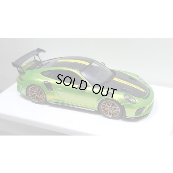 画像11: EIDOLON 1/43 Porsche 911 (991.2) GT3 RS Weissach package 2018 Giallo Verde Pearl with Body Stirpes Limited 32 pcs.