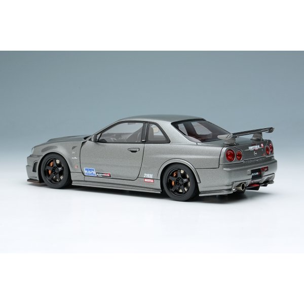 画像3: EIDOLON 1/43 NISSAN SKYLINE GT-R (NISMO BNR34 CRS Version) Dark Metal Gray with Logo Sticker 2011