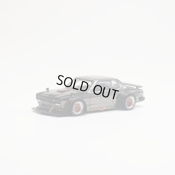 画像1: POP RACE 1/64 SKYLINE GT-R V8 DRIFT (HAKOSUKA) DARK CHROME