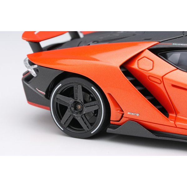 画像9: EIDOLON COLLECTION 1/43 Lamborghini Centenario LP770-4 2016 Rear Wing up Arancio Fuoco Limited 60 pcs.