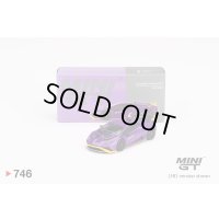 MINI GT 1/64 Lamborghini Huracan STO Viola Pasiphae (RHD)