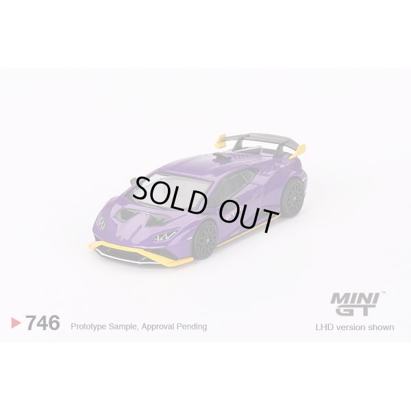 画像1: MINI GT 1/64 Lamborghini Huracan STO Viola Pasiphae (LHD) [Blister Packaging]