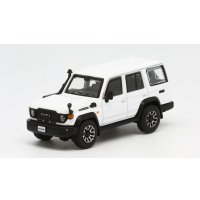 MODEL 1 1/64 Toyota Land Cruiser 70 Super White II RHD