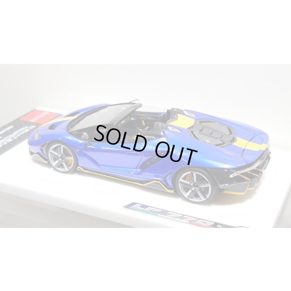 画像12: EIDOLON 1/43 Lamborghini Centenario Roadster LP770-4 2016 Lobellia Blue Limited 32 pcs.