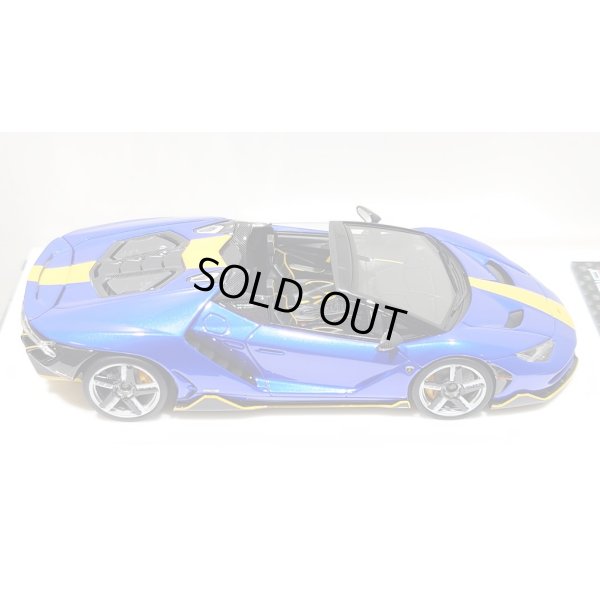 画像8: EIDOLON 1/43 Lamborghini Centenario Roadster LP770-4 2016 Lobellia Blue Limited 32 pcs.