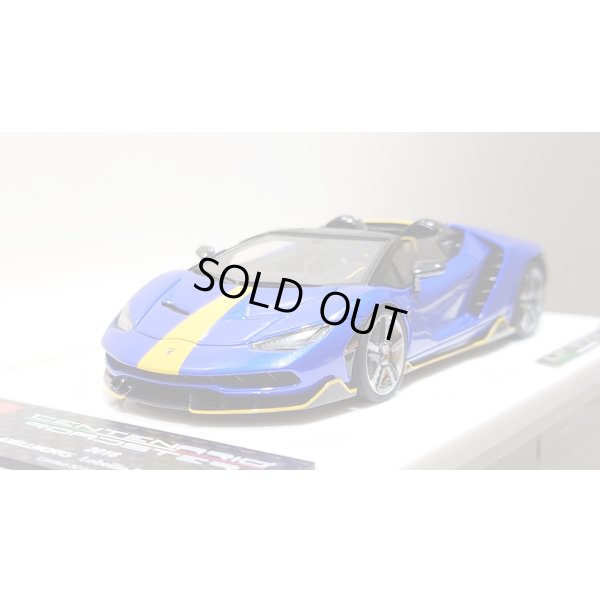 画像9: EIDOLON 1/43 Lamborghini Centenario Roadster LP770-4 2016 Lobellia Blue Limited 32 pcs.