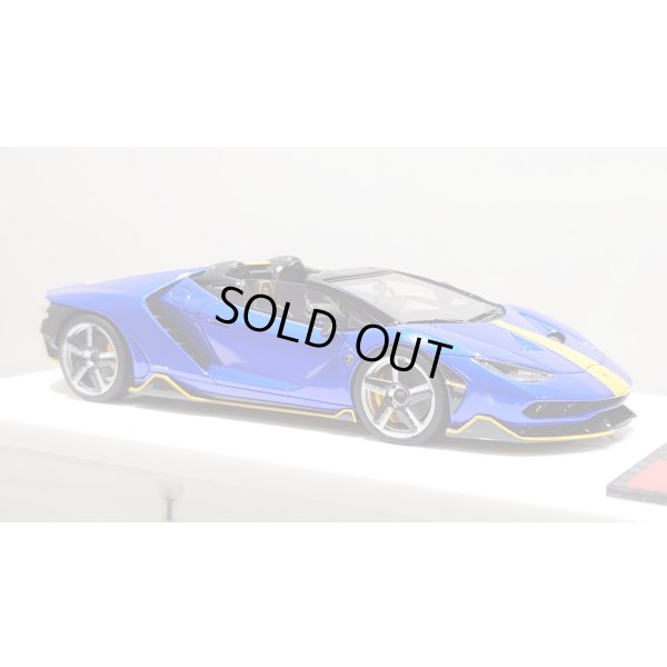 画像5: EIDOLON 1/43 Lamborghini Centenario Roadster LP770-4 2016 Lobellia Blue Limited 32 pcs.