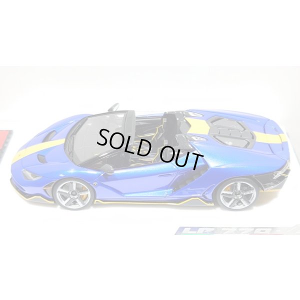 画像4: EIDOLON 1/43 Lamborghini Centenario Roadster LP770-4 2016 Lobellia Blue Limited 32 pcs.