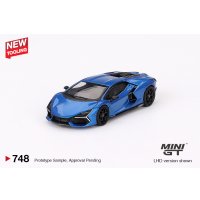 MINI GT 1/64 Lamborghini Revuelto Blu Eleos (LHD) [Blister Packaging]