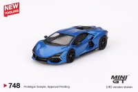 MINI GT 1/64 Lamborghini Revuelto Blu Eleos (LHD) [Blister Packaging]