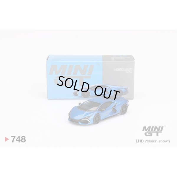 画像1: MINI GT 1/64 Lamborghini Revuelto Blu Eleos (LHD)