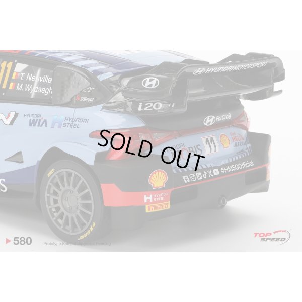 画像6: TOP SPEED 1/18 Hyundai i20 N Rally1 Hybrid #11 2024 Rally Monte Carlo Winner