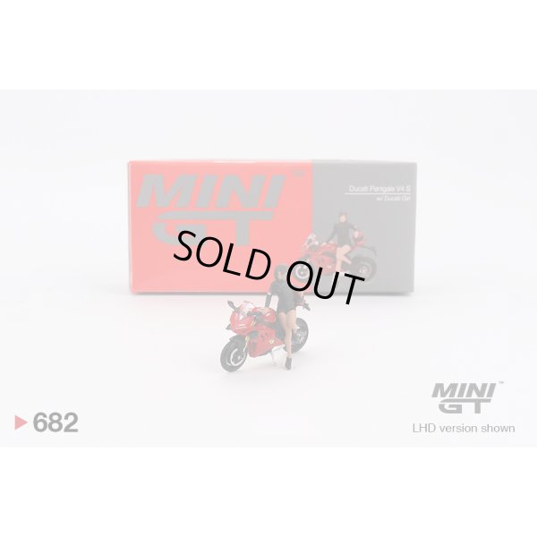 画像1: MINI GT 1/64 Ducati Panigale V4 S with Dugati Girl