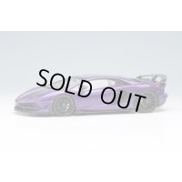EIDOLON COLLECTION 1/43 Lamborghini Aventador SVJ 2018 (Nireo wheel) Viola Pasiphae / Italian Stripe Limited 80 pcs.