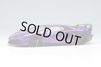 EIDOLON COLLECTION 1/43 Lamborghini Aventador SVJ 2018 (Nireo wheel) Viola Pasiphae / Italian Stripe Limited 80 pcs.