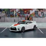 MOTORHELIX 1/64 Nissan GT-R(R35) 50th Anniversary Brilliant White Pearl