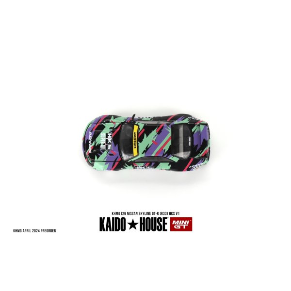 画像4: MINI GT 1/64 Nissan Skyline GT-R R33 HKS V1 (RHD)