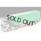 TOMYTEC 1/64 Limited Vintage NEO Hino Profia 40ft Marine Container Trailer (東邦車輛TC36H1C34) (Black)