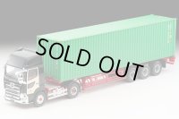 TOMYTEC 1/64 Limited Vintage NEO Hino Profia 40ft Marine Container Trailer (東邦車輛TC36H1C34) (Black)