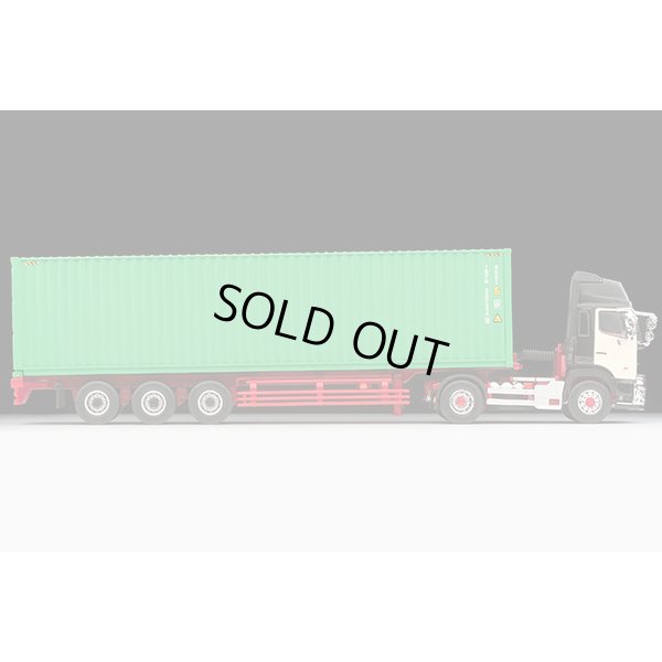 画像4: TOMYTEC 1/64 Limited Vintage NEO Hino Profia 40ft Marine Container Trailer (東邦車輛TC36H1C34) (Black)
