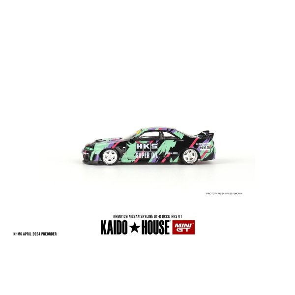 画像3: MINI GT 1/64 Nissan Skyline GT-R R33 HKS V1 (RHD)