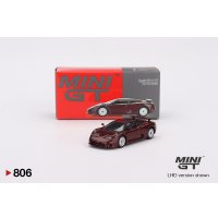 MINI GT 1/64 Bugatti EB110 GT Dark Red Metallic (LHD)